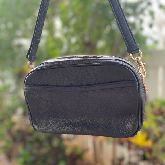 Coach Black Leather Jess Camera Crossbody Bag - Picture 4 of 8